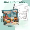 1pc,Girls Colouring Book - Teen Colouring Book - 30 Sheets, 8.3x 8.3 inches, Adult Stress Relief, Birthday, Holiday Party Gift 2