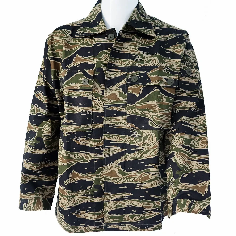Tiger Stripes Camo Combat Shirt | Tiger Stripe Field Jacket