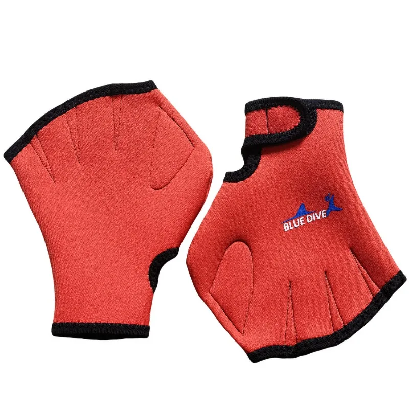 Aquatic Swimming Webbed Gloves Gloves Paddles Fit Traning Water Resistance Webbed Paddles For Swimming Diving swimming paddles swimming gloves
