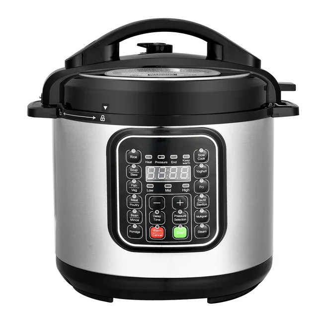 8QT Stainless Steel Electric Pressure Cooker 3