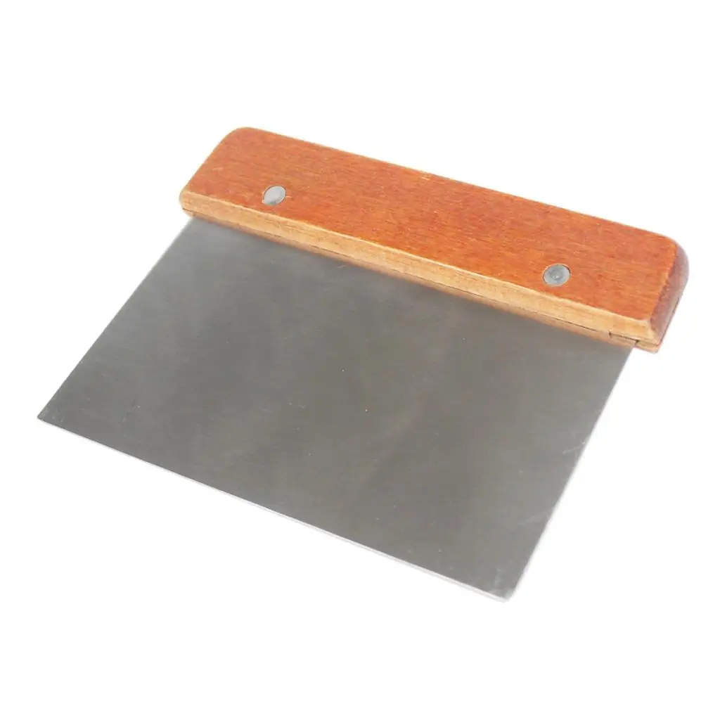 

2-4pack Hardwood Handle Soap Cutter Straight Stainless Wax Dough Soap