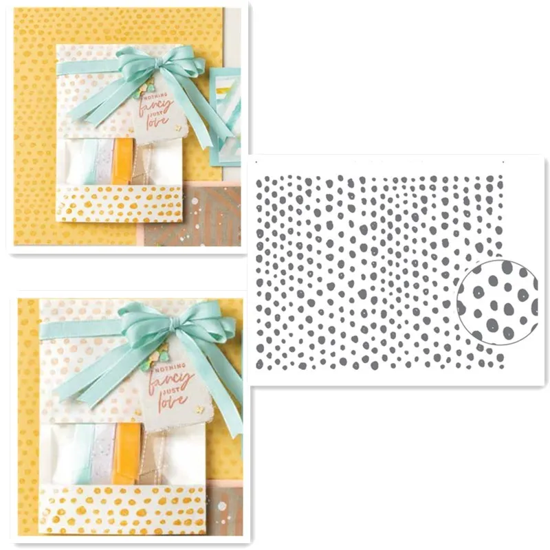 

Dots Transparent Stamps No Dies For Diy Background Handmade Paper Card Embossing Decoration Photo Album Craft Stamps 2023