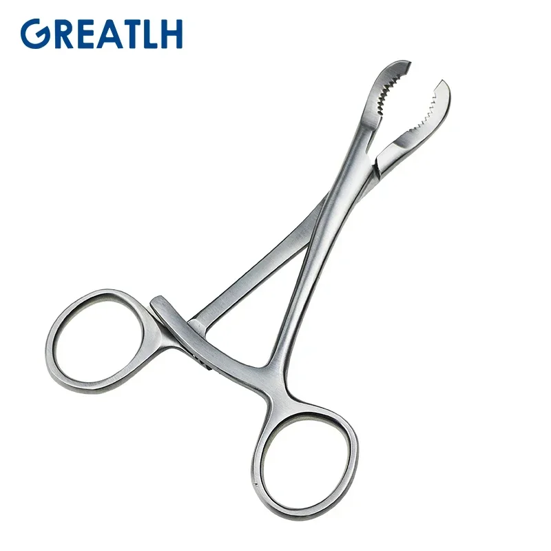 Orthopedic Instruments Stainless Steel Toothed Phalanges Reduction Forceps Autoclavable Bone Holding Forceps Veterinary Orthopedics Instruments 1pcs orthopedic instruments veterinary surgical instruments