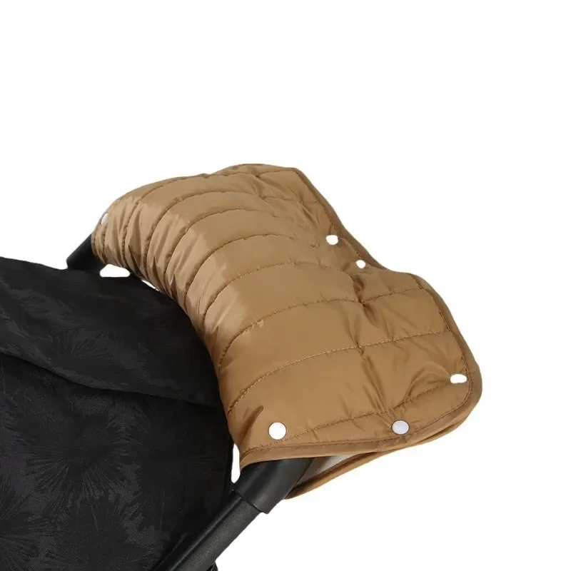 Thick Pram Hand Muff Baby Carriage Pushchair Fleece Hand Cover Cart Gloves Stroller Accessories New Warm Baby Stroller Gloves