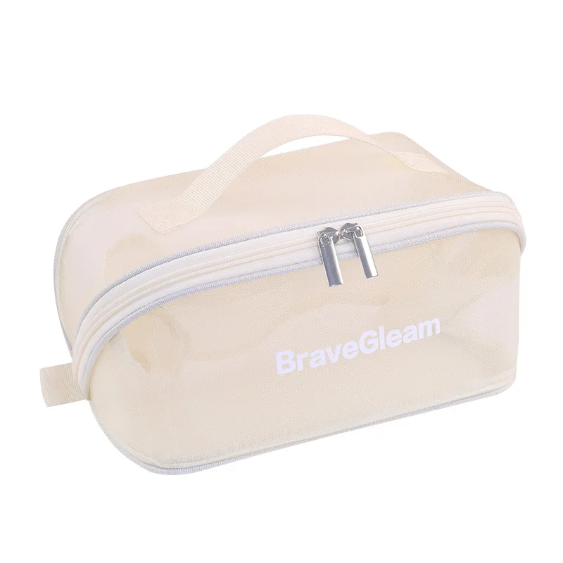 Transparent Pillow Makeup Bag Portable Travel Makeup Storage Bag Multi functional Toiletry Storage Bag 1
