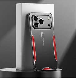 Premium Aluminum Alloy & PC Protective Back Cover for Honor 600 Pro (Red)