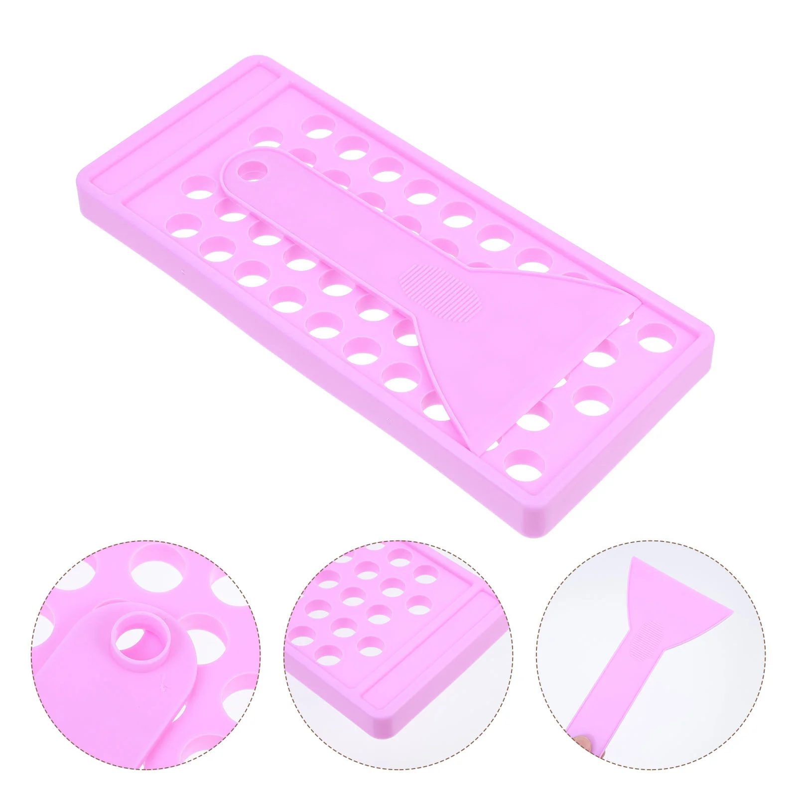 

1 Set DIY Lip Balm Mold Lipstick Filling Containers Lip Balm Tray with Spatula