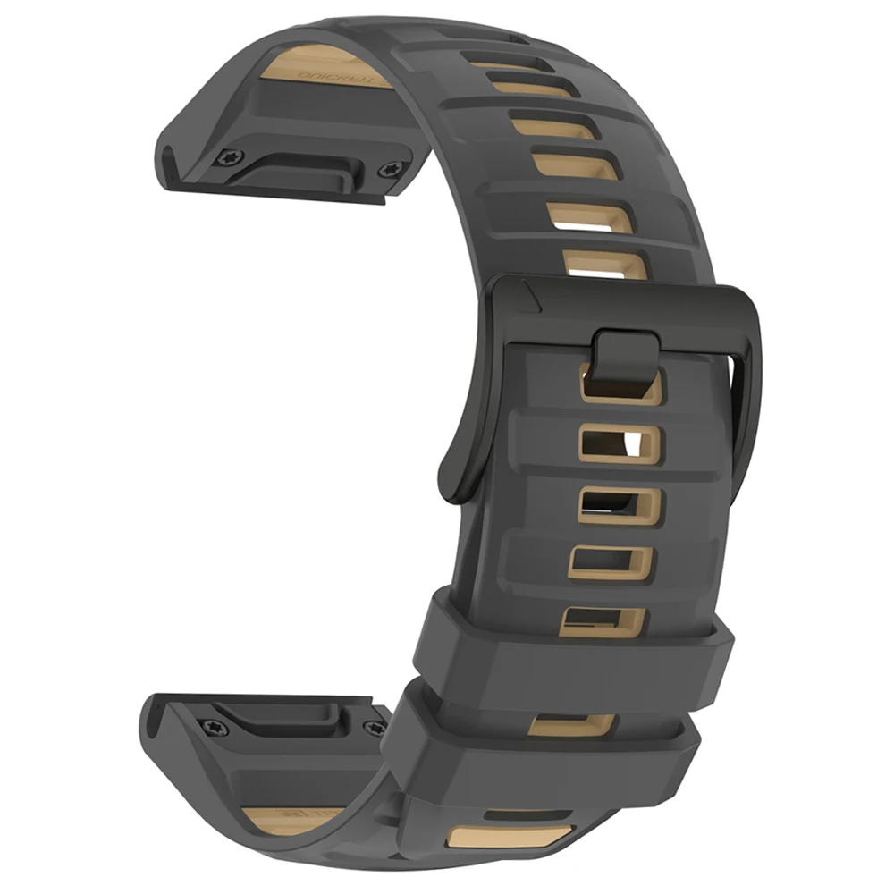 Enhanced Silicone Sports Strap Watch Band - QuickFit Bracelet, 26mm/22mm