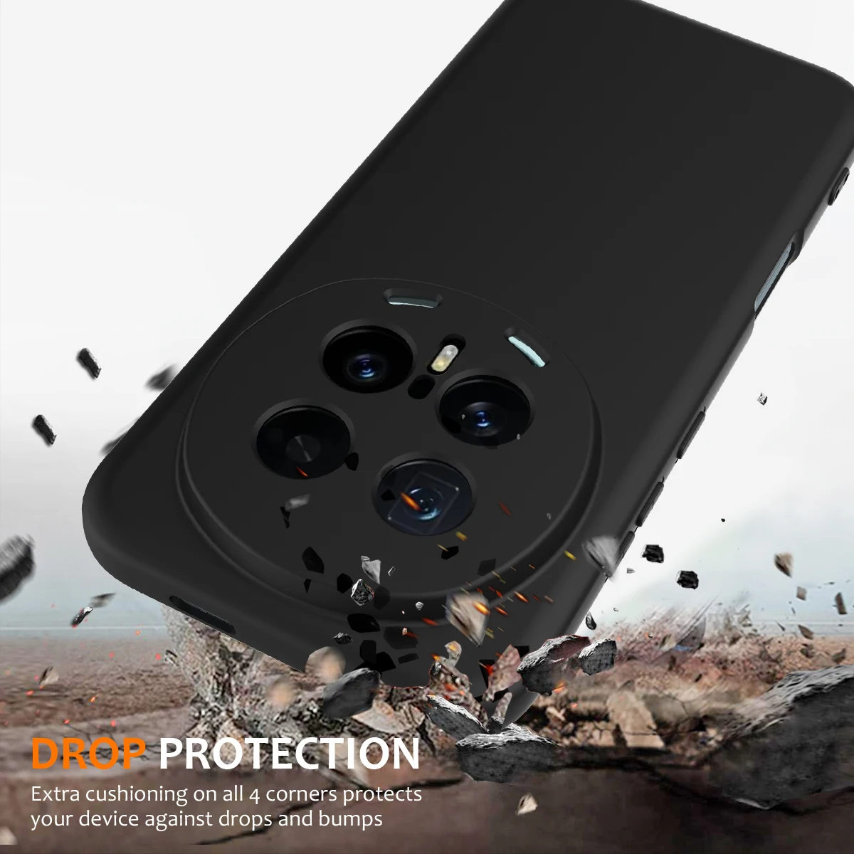 Premium Matte Liquid Silicone Case - Anti-Fingerprint Magnetic Wireless Armor Back Cover
