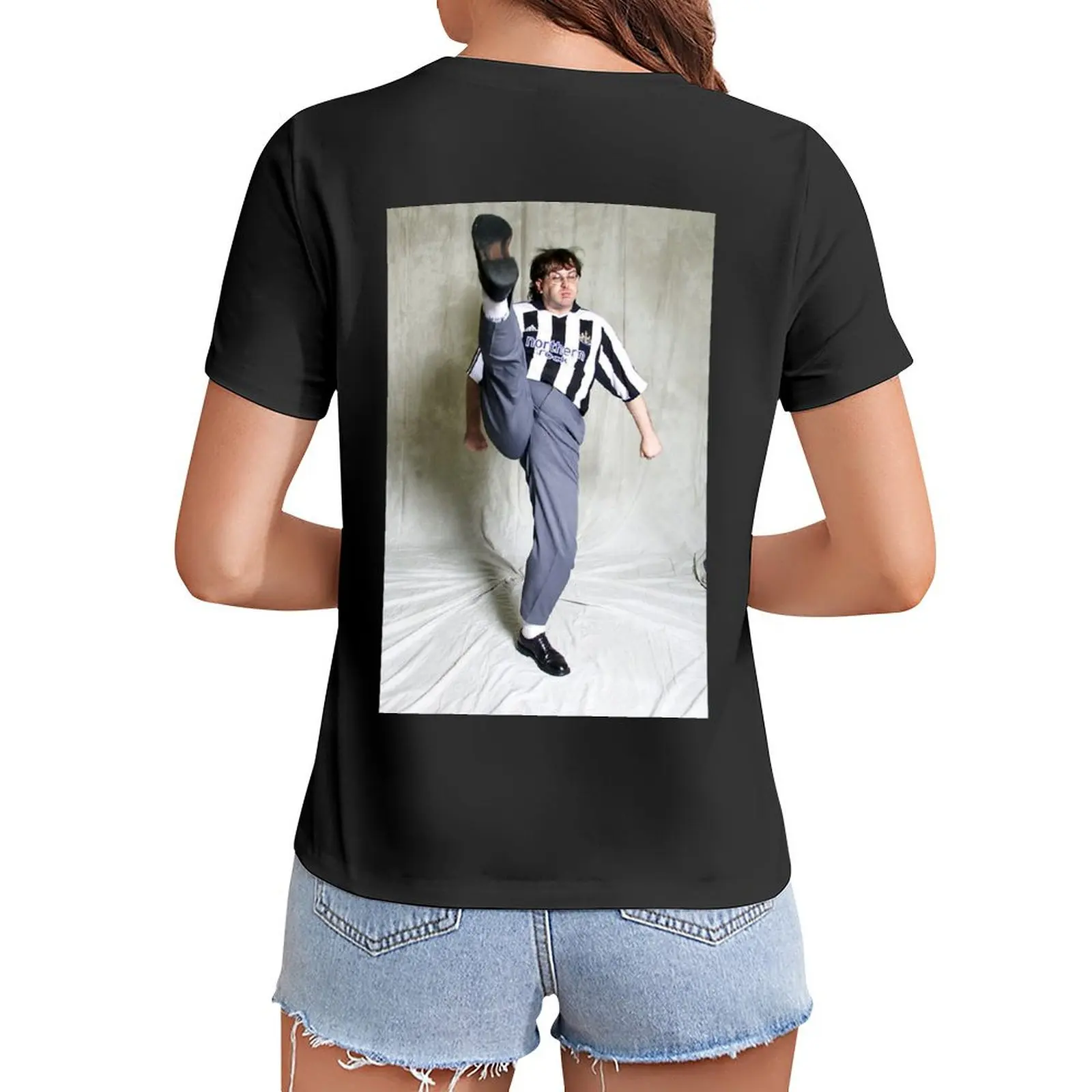 

Geordie Dancer T-Shirt anime hippie clothes t-shirts for Women loose fit