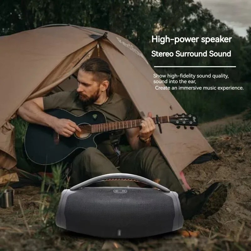 TYOTY A93 Casse Bluetooth Portatili 100W Con Luci LED, Subwoofer Doppio 5", Batteria 10800mAh, TWS, Karaoke Per Feste In Casa E Campeggio