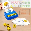 Letter Matching Early Educational Toys Baby Letters Cards Match Game Boys Girls Preschool Learning Language Interactive Toy Gift 1