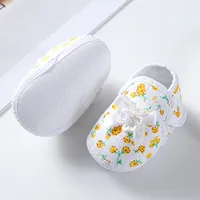 Newborn Shoes Infant Baby Girls Toddler Shoes Infant Toddler Walkers Shoes Bow Princess Shoes Sandals Bowknot Flat Walkers Shoes 1