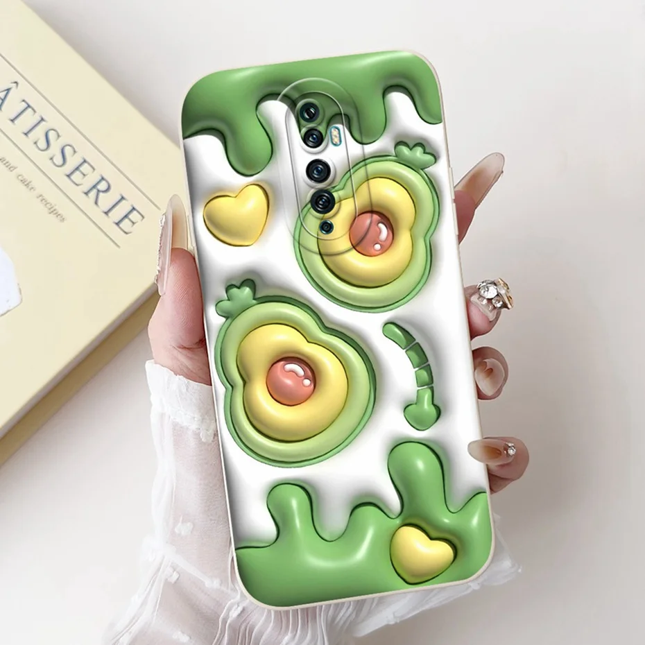 Cute Cartoon Soft Silicone Lens Protective Phone Case