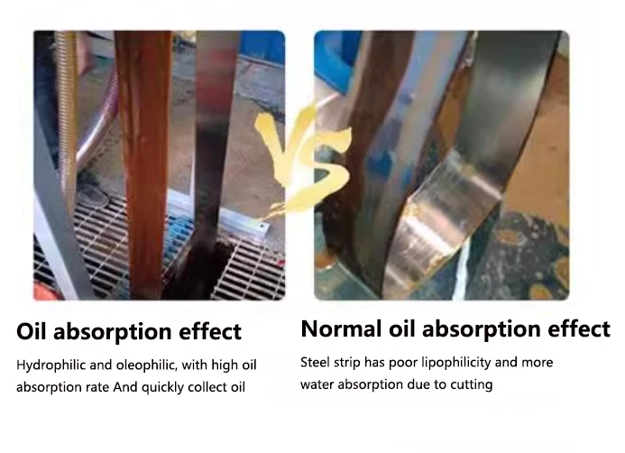 JY-50T Portable Mini Oil Skimmer | 13L/H Steel Belt CNC Oil-Water Separator & Recovery Machine 220V/14W detail image 2