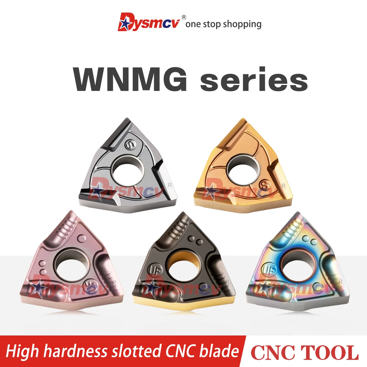 WNMG080404 WNMG080408 R/L-UF L/R-S 10PCS CNC Pfirsichförmige Bearbeitung Edelstahl Drehmesser Sieben Farben Hohe Härte Werkzeug
