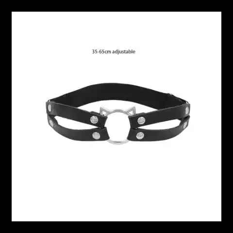 Ligas De Muslo Ajustables De Piel - 2 Unidades, Estilo Gótico, Para Fiestas Y Cosplay