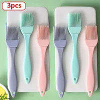 Brosse à huile en Silicone de qualité alimentaire, brosse pour Barbecue, cuisine, crêpes, brosse à huile, brosse à Sauce, petits outils de cuisine, 1 pièce/3 pièces 3