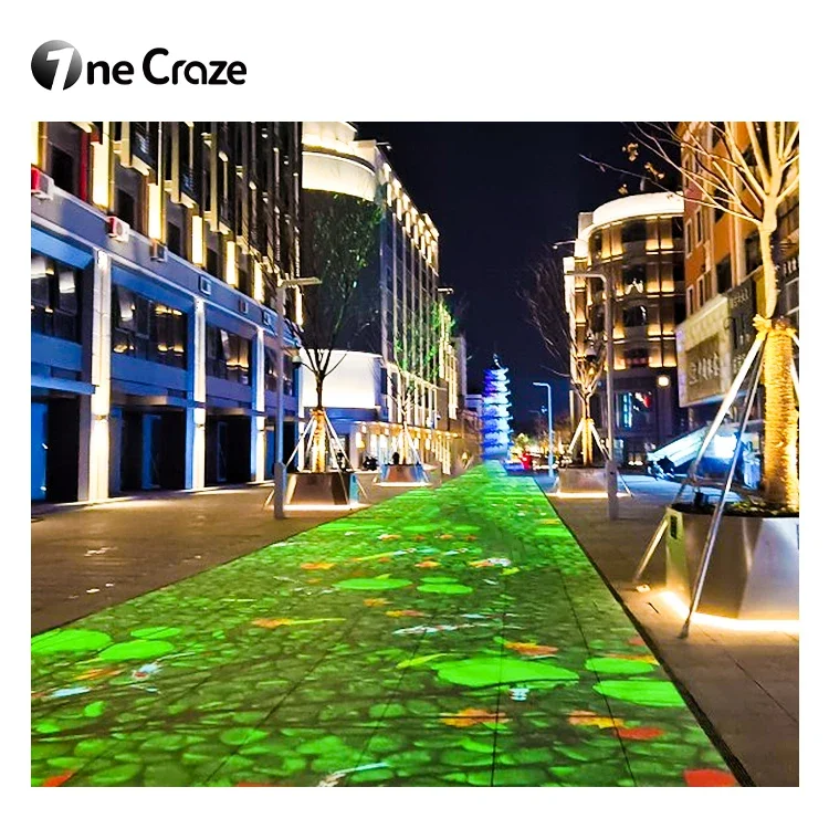 Indoor Outdoor Laser Interactive Floor Projection System Wall 3D Mapping Immersive Projection Interactive Projector Games