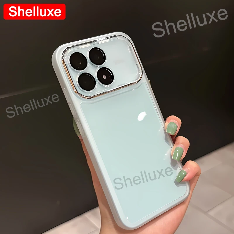 Enhanced Product Title: Transparent Silicone Soft Cover with Ultra Plating - Premium TPU Phone Case by Shelluxe