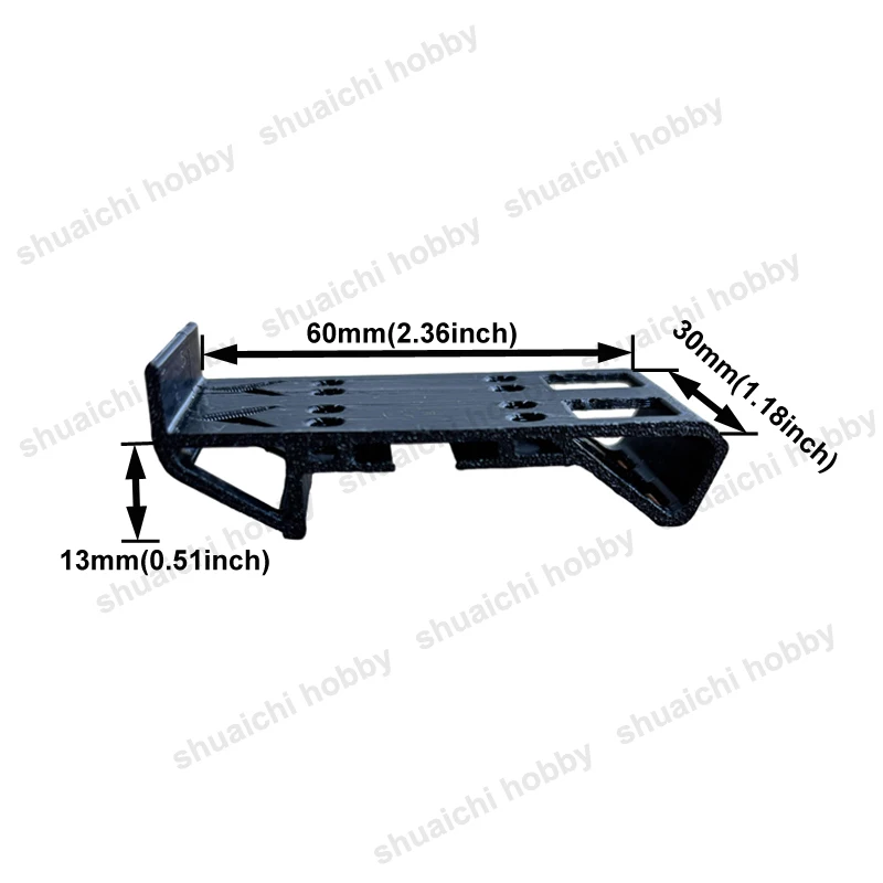 Support Protection Batterie Lipo Drone FPV 60x30mm PETG 3D