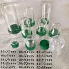 30X Mini Glass Cloche Dome Container With Green Base Terrarium DIY Glass Display Domes For Decor Tabletop Garden Wedding Office 3