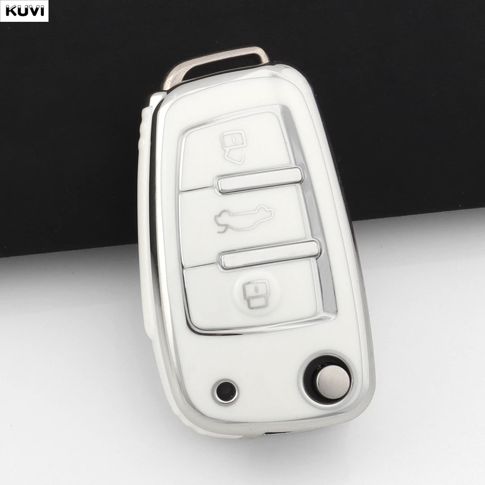Premium TPU Car Key Case Cover - Stylish Protection