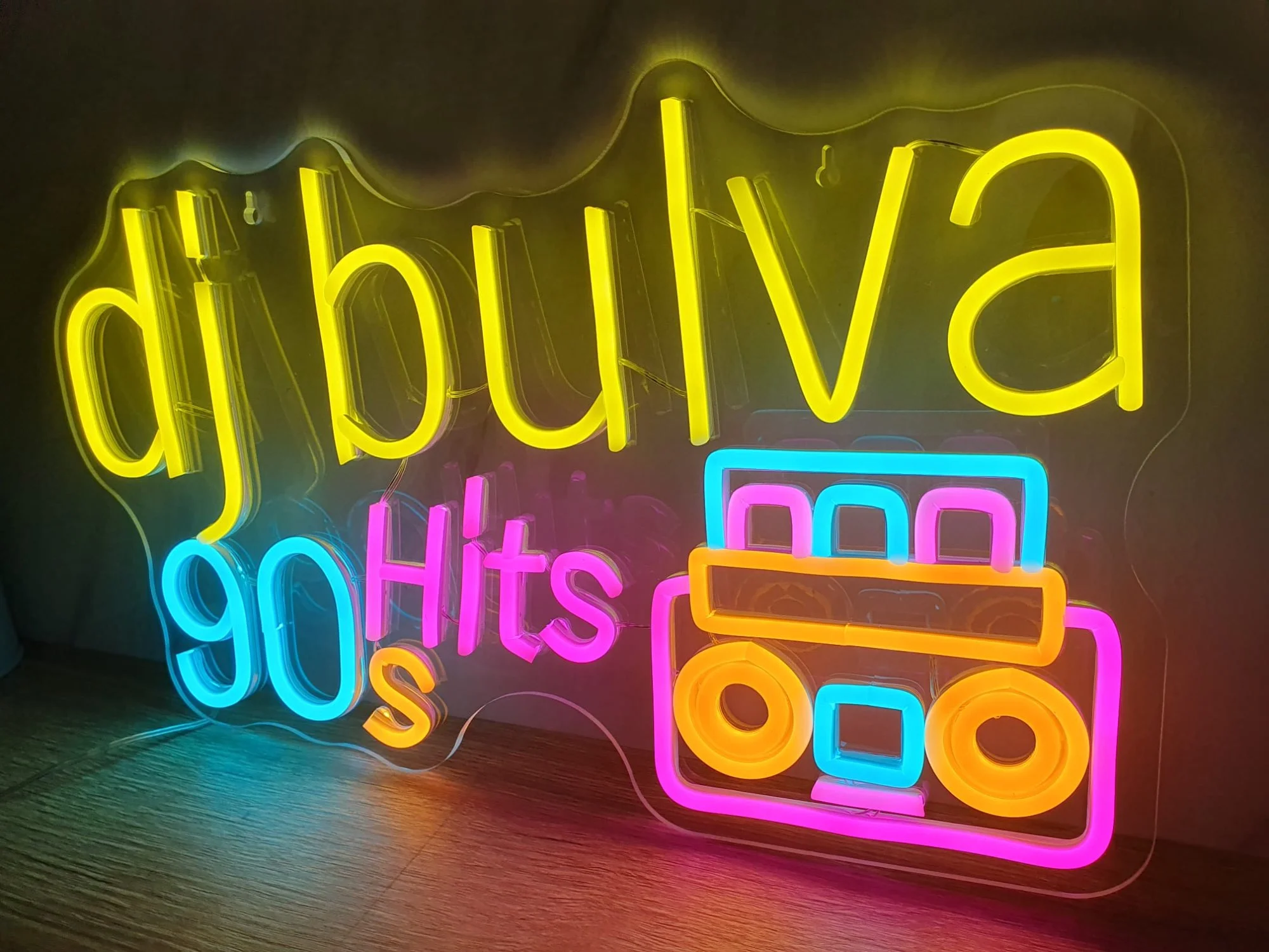 Neon Led Sign Custom Night Light Personalised Name Design Business Logo Birthday Party Wedding Wall Decoration Lamp Dimmable