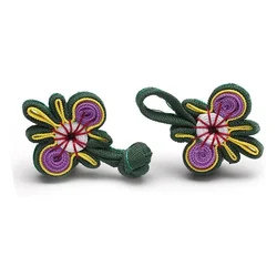Boutons de nœud chinois faits à la main pour les créateurs de vêtements, couture de fleurs, accessoires de décoration de chemise et haut 