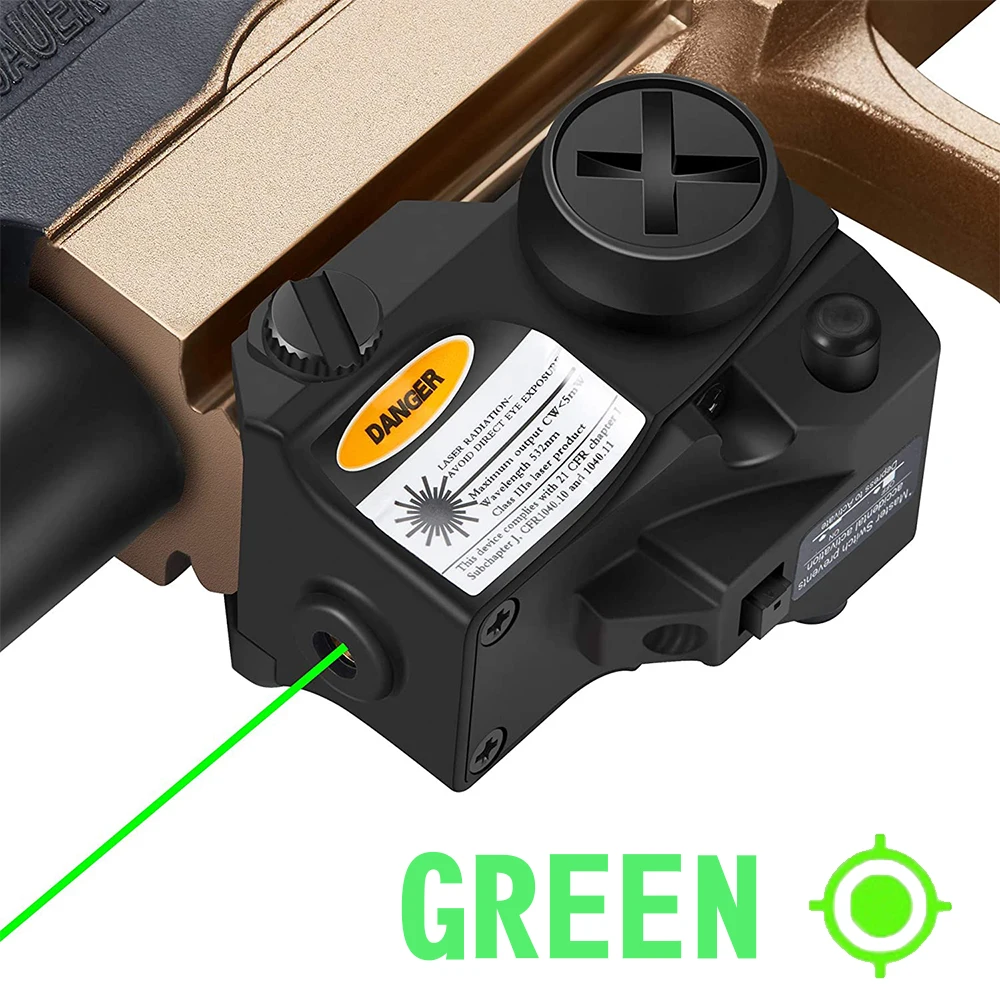 Laserspeed-赤と緑のirレーザーポインター、e調整可能ガン