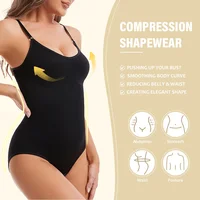 Body sculptant amincissant sans couture pour femme, rehausseur de fesses, lissant, à entrejambe ouvert, haute élasticité 2