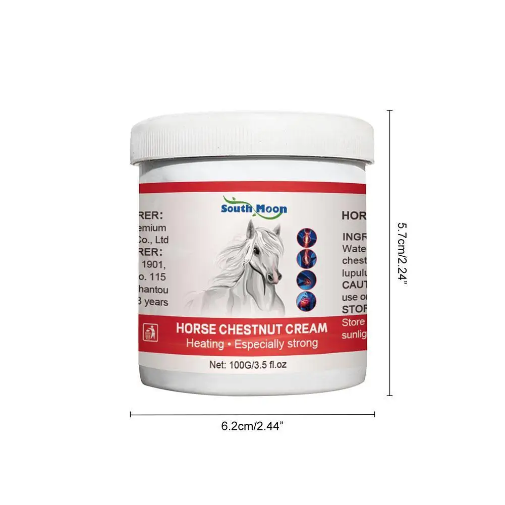 100g Horse Chestnut Pain Relief Ointment Cervical Spine Pain Disc Ointment Relief Knee Lumbar Joint Herniation B8Y5 pain analgesic cream