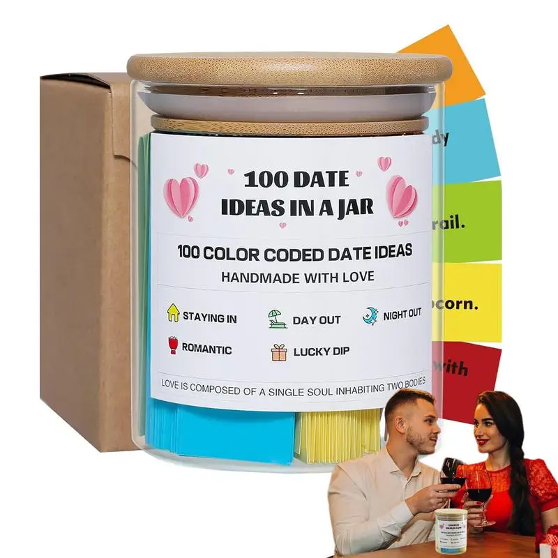 Bachelorettes Games Jar Date Night Ideas Message In A Bottle Date Ideas In A Jar For Bride And Wedding Registry Couples Supplies