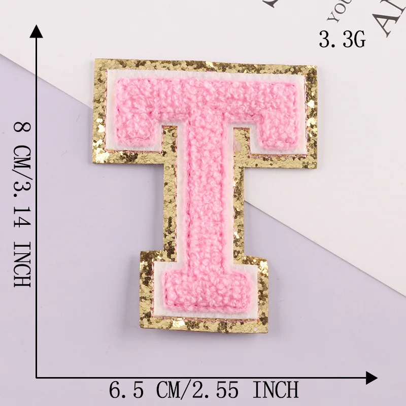 Patch Letters for Clothes - Alphabet Sticky Letter Emblems for DIY Jackets, Bags, and Clothing Projects