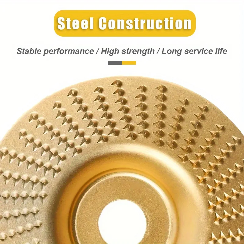 1pc Woodworking Carving Wheel Polishing Wheel Versatile Sanding Disc Wood Shaping Tool Abrasive Disc 22mm inner diameter