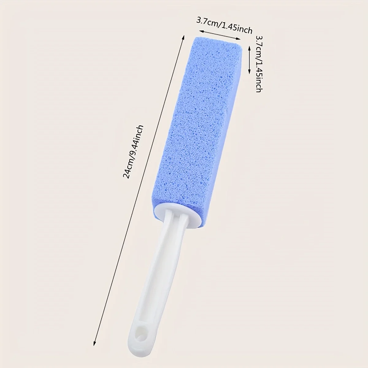 1pc-Toilet Cleaning with Handle, Water Pump, Stone Cleaner