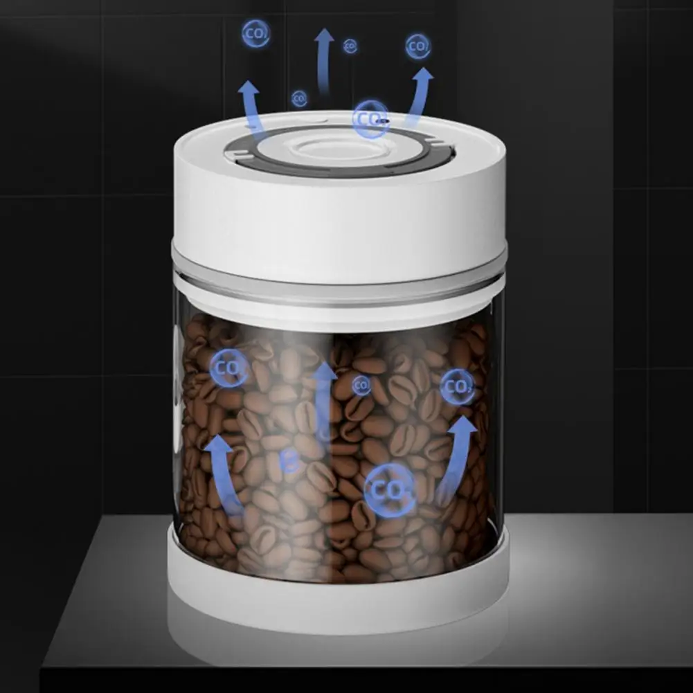 600/950ml Electric Vacuum Food Storage Box Automatic Vacuum Coffee Canister Cereal Candy Dried Airtight Container Jar Keep Fresh 4