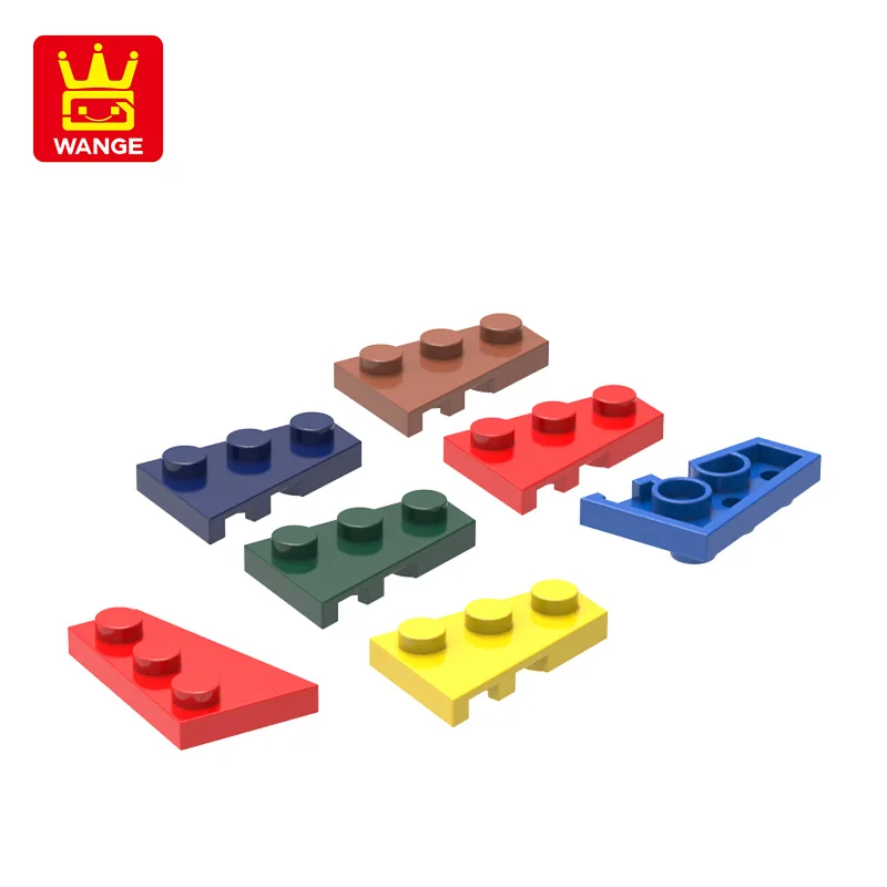

20 Pcs/lot 2x3 Right Wedge Plate Building Block Moc Color Accessories Compatible with 43722 Bricks DIY Children's Toy Gift Box