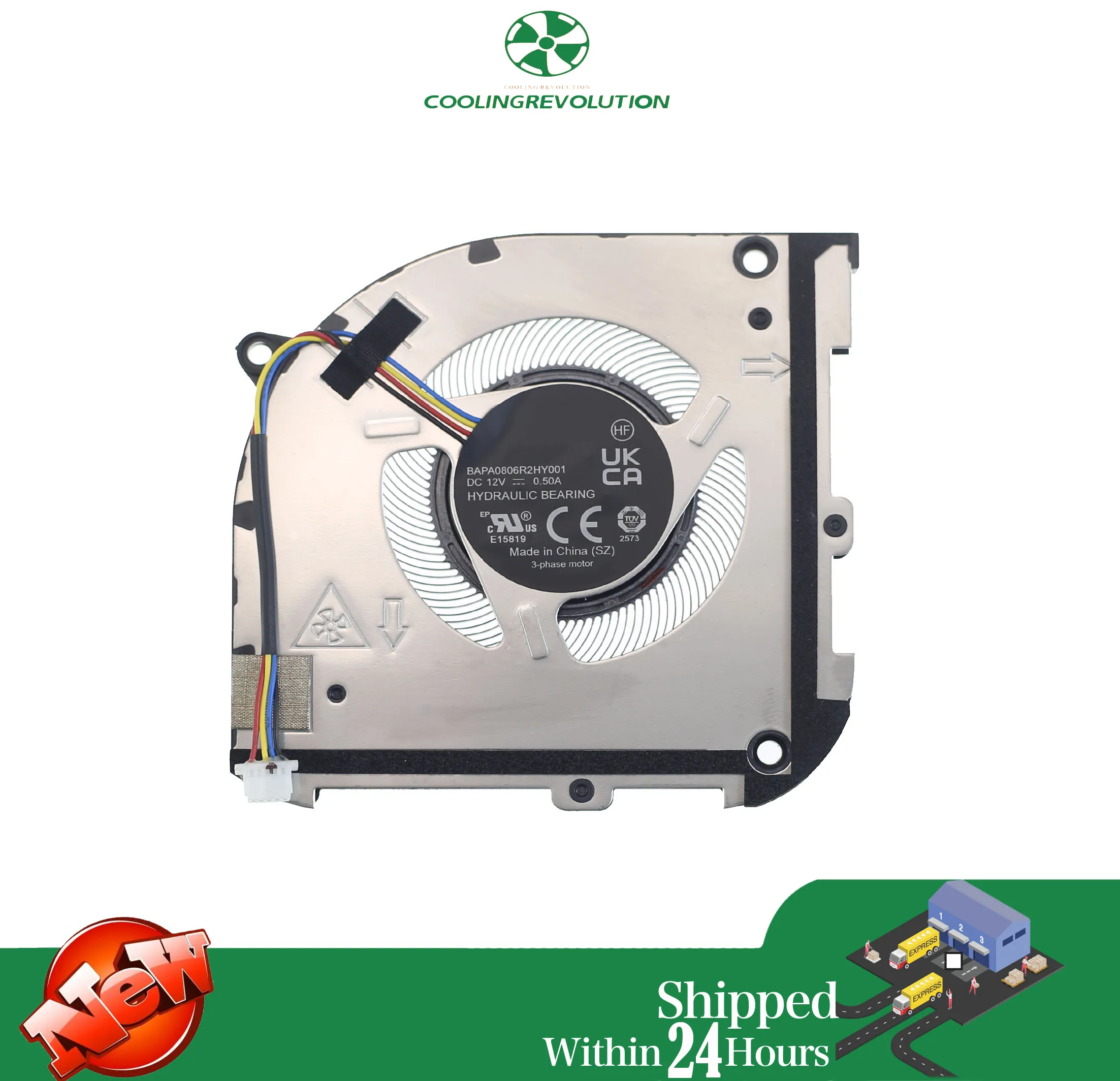 Ventilador de Refrigeração para Cpu Portátil para Asus Vivobook Oled s 14x S5402z K3402za M5402 S15 M3502 16x M5602q Bapa0806r2hy001 - Imagem 2