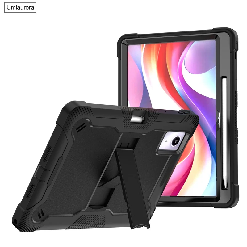 Shockproof Tablet Case with Pencil Holder and Stand