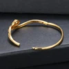 Vintage Classic Zircon Snake Bracelet for Women Daily Versatile Jewelry Accessories 2