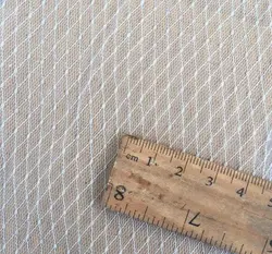 Luxurious Soft Elastic Diamond Mesh Lace Fabric for DIY Clothing & Home Décor (White)