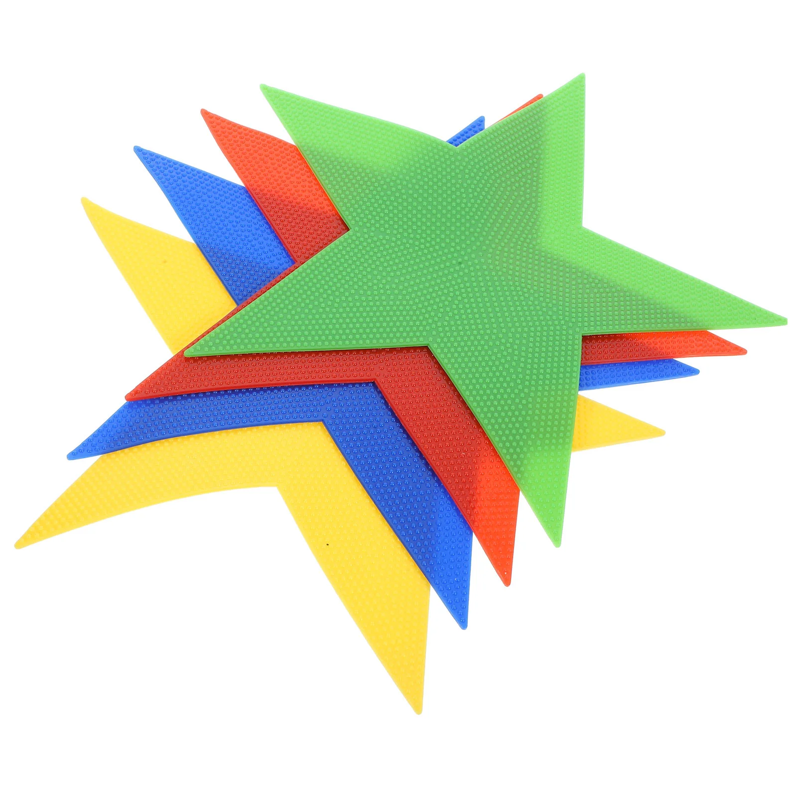 

4 Pcs Carpet Star Arrow Mark Tennis Training Aids Football Signs Basketball Floor Markers Spot Spots Pentagram Sports