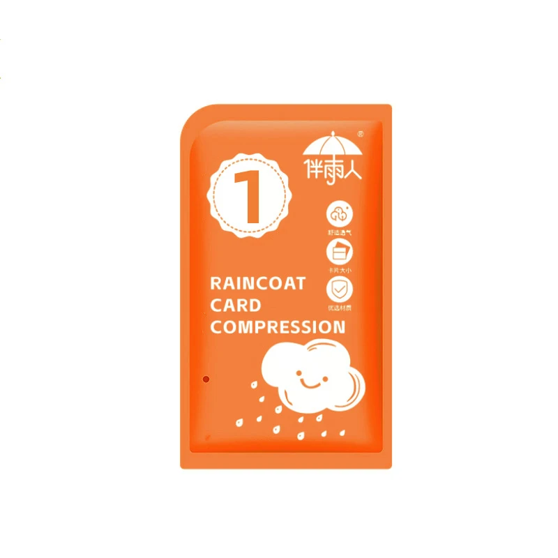 Portable Thickened Raincoat Travel Outdoor Rainwear Waterproof Women Men Disposable Camping Rain Cover Travel Supplies
