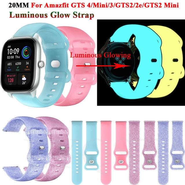 Correa de repuesto para Amazfit GTS 4/2 Mini, correa de silicona para GTS  3/4, pulsera de reloj - AliExpress