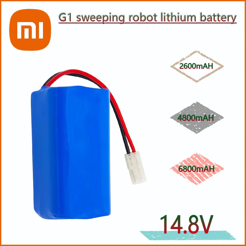 

Xiaomi G1 sweeping robot lithium battery 18650 14.8V 2600mAH 4800mAh 6800mAh