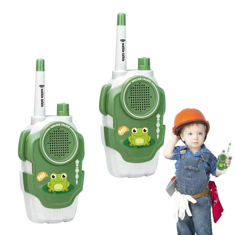 Kids Walkie Talkies Cute Frog Rabbit Design