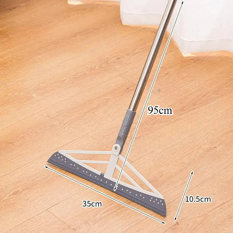 180° Rotatable Magic Silicone Broom Mop Hand Dust Brooms Home Floor Cleaning Squeegee Wiper Flooring Household Window Cleaner 6
