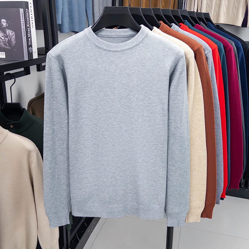 Men's Thick Knit Pullover Sweater, Casual Crew Neck Winter Sweater S1c333830b5514e73b573c09e9b429326w