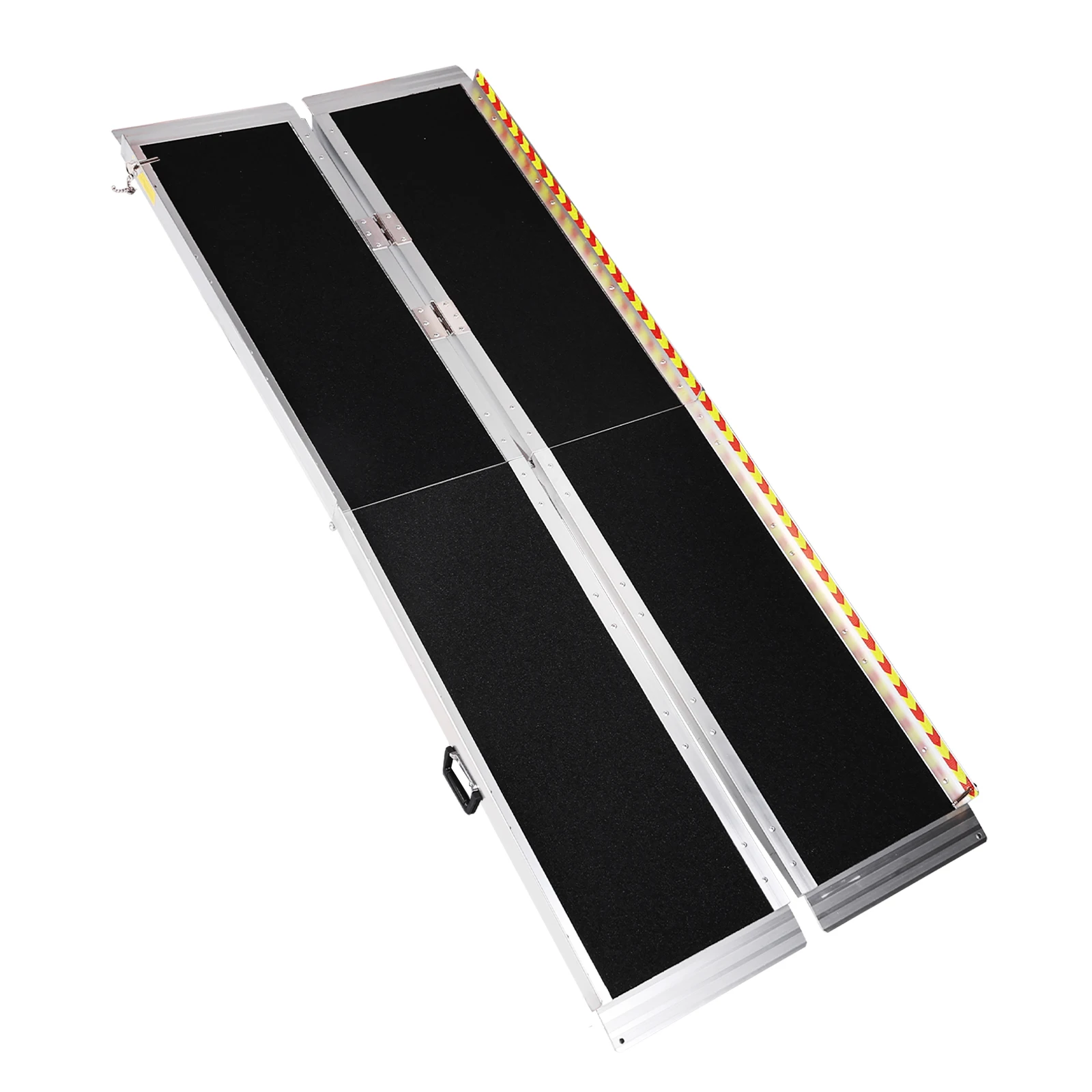 Portable Wheelchair Ramp Folding Non-Slip Aluminum Handicap Ramp Door Threshold Wheelchair Ramp for Home Steps Doorways